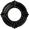 Ekena Millwork Benson Ceiling Medallion (Fits Canopies up to 4 1/8"), 9"OD x 4 1/8"ID x 5/8"P, Black Pearl CM09BNBPS - alternate 1